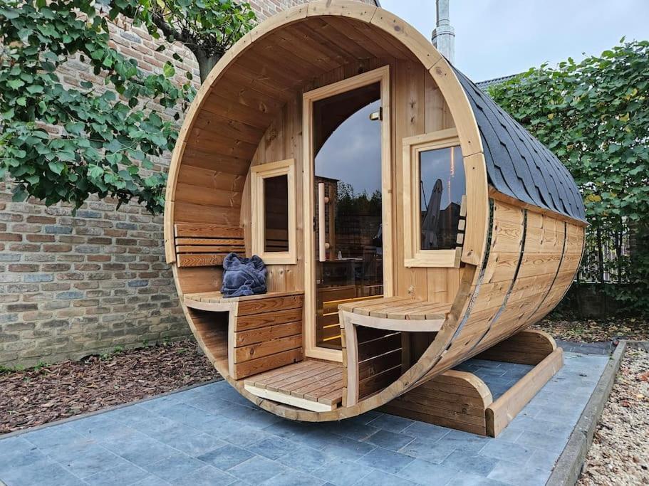 Haaltert Camper Met Sauna En Zwembad In De Rand Van De Vlaamse Ardennen酒店 外观 照片